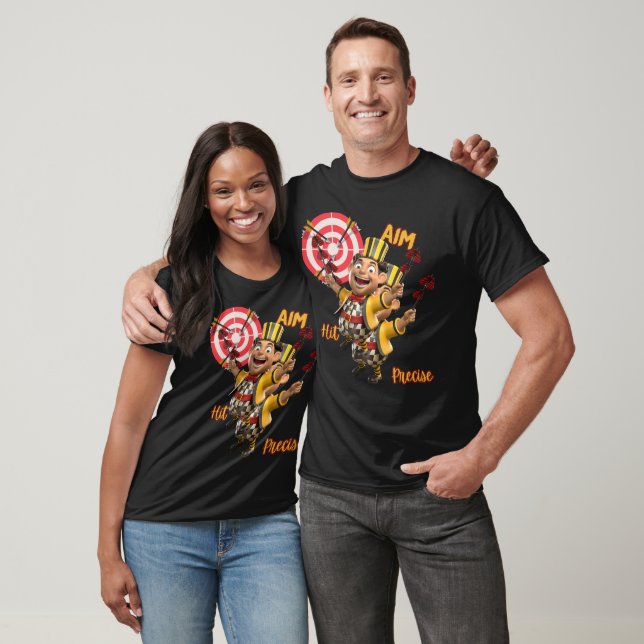 Camiseta Aim, golpear Dart preciso (Unisexo)