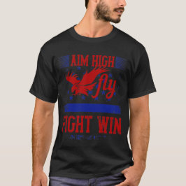 Camiseta Aim High. Pelea en vuelo