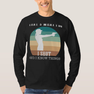 Camiseta Aim, Shoot, Amuse: Eso es lo que yo hago, yo juego