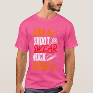 Camiseta Aim Shoot r Nock Repetir el tiro con arco