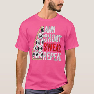 Camiseta Aim Shoot Swear Repetir 4