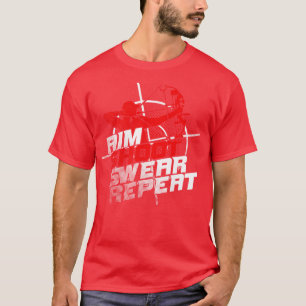 Camiseta Aim Shoot Swear Repetir Regalo de tiro con arco