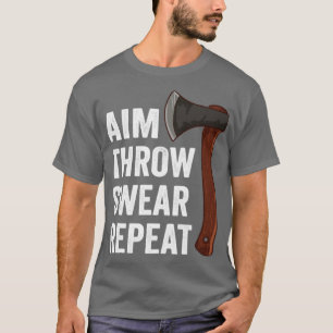 Camiseta Aim Tire Suelo Repetir Ax Lanzar Lumberjack4