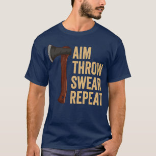 Camiseta Aim Tire Suelo Repetir Ax Lanzar Lumberjack8