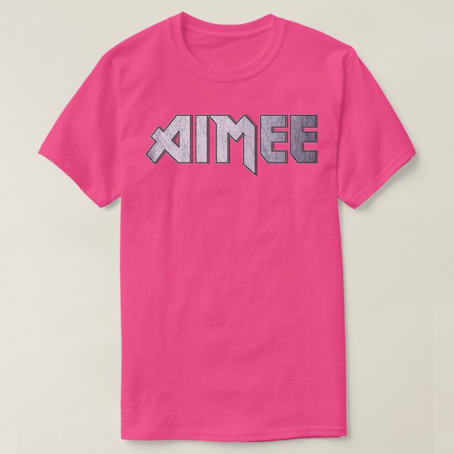 Camiseta Aimee metalizado fuerte (Diseño del anverso)