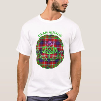 Camiseta Ainslie Scottish Tartán Celtic Thistle