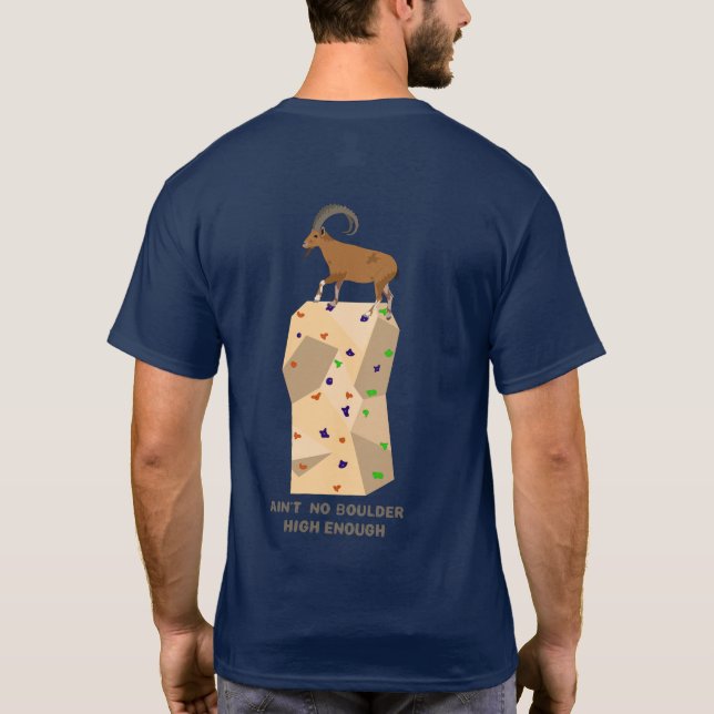 Camiseta Ain't no boulder high enough (Reverso)