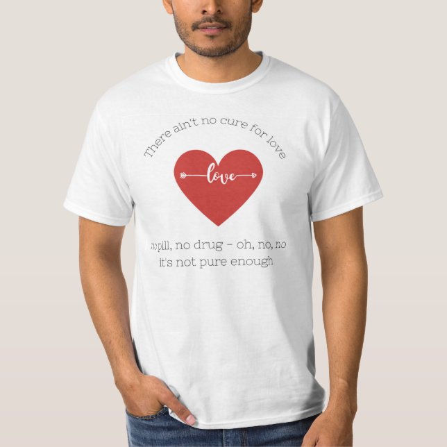 Camiseta Ain't no Cure for Love - Leonard Cohen T shirt (Anverso)