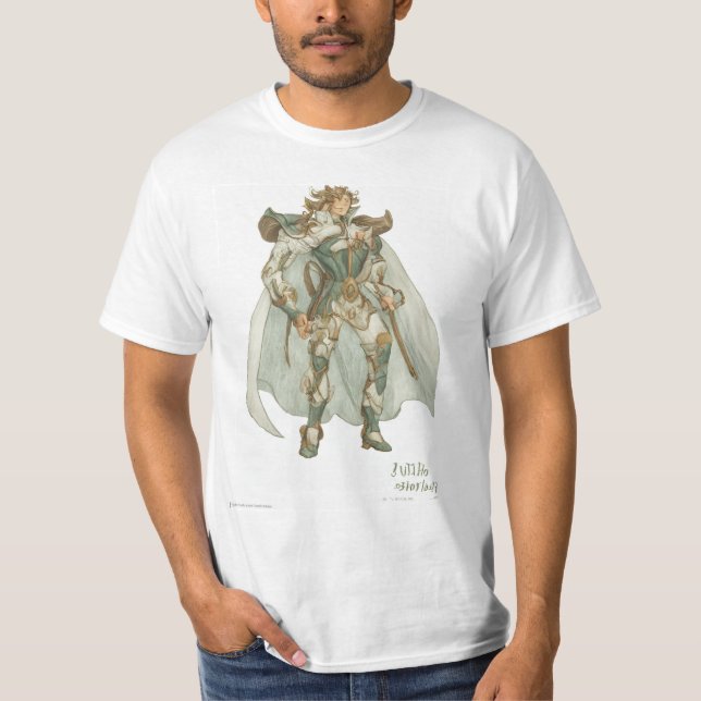 Camiseta Aioria Leão cavaleiros do zodíaco (Anverso)