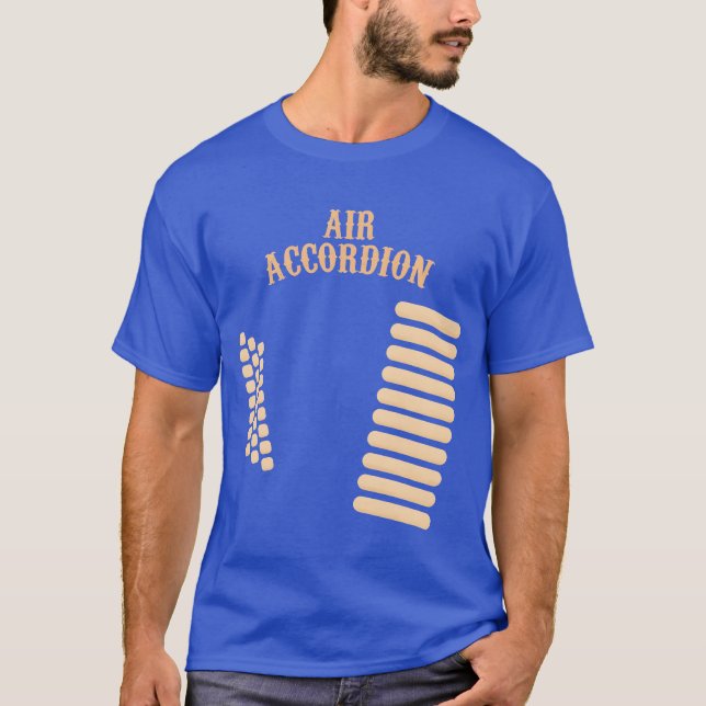 Camiseta AIR Accordion Musical Instrument Band family (Anverso)
