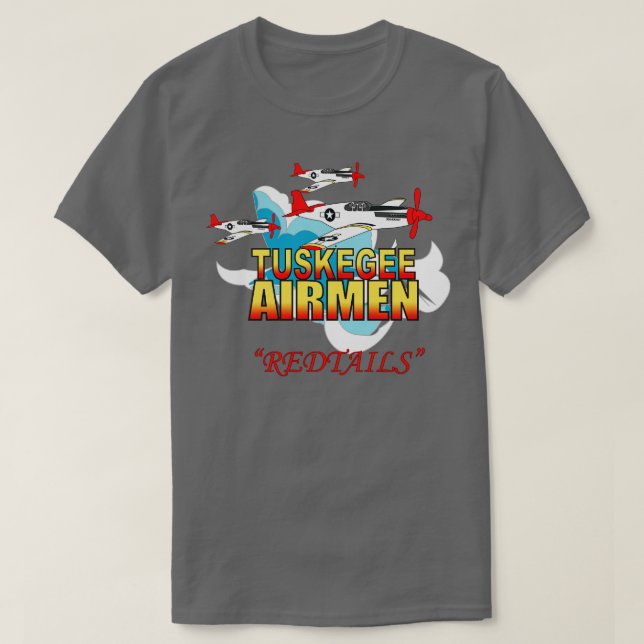 Camiseta Air Corp Tuskegee Airmen Redtails 3AC X (Diseño del anverso)