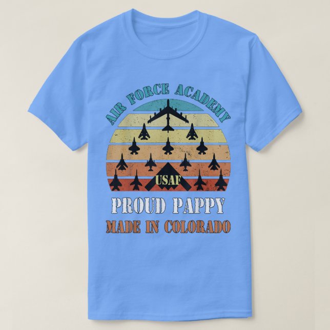 Camiseta Air Force Academy Daddy And Daughter Proud USAF Pa (Diseño del anverso)