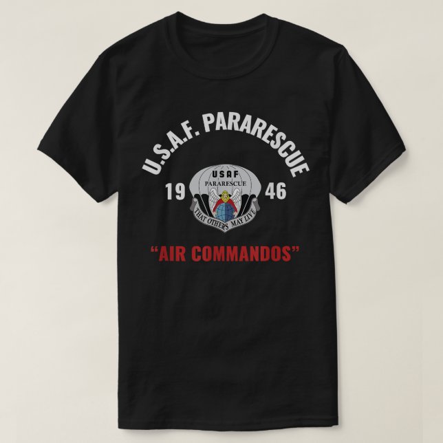 Camiseta Air Force Pararescue PJ T Shirt (Diseño del anverso)