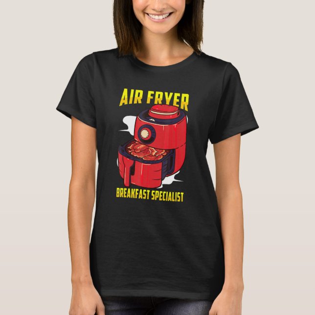 Camiseta Air Fryer Inspirado Bacon Air Frying Relacionado P (Anverso)