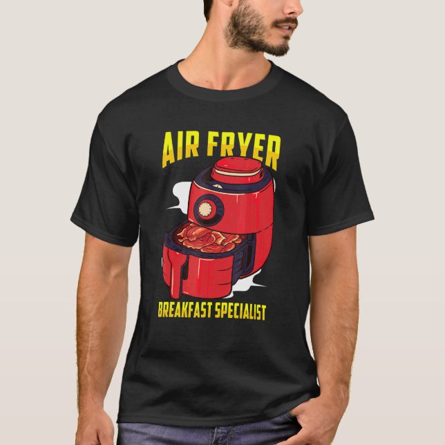 Camiseta Air Fryer Inspirado Bacon Air Frying Relacionado P (Anverso)