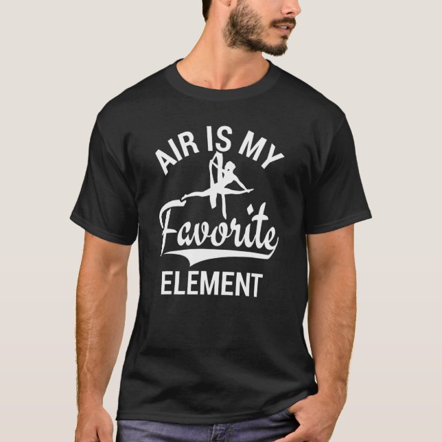 Camiseta Air Is My Favorite Element Aerial Silks (Anverso)