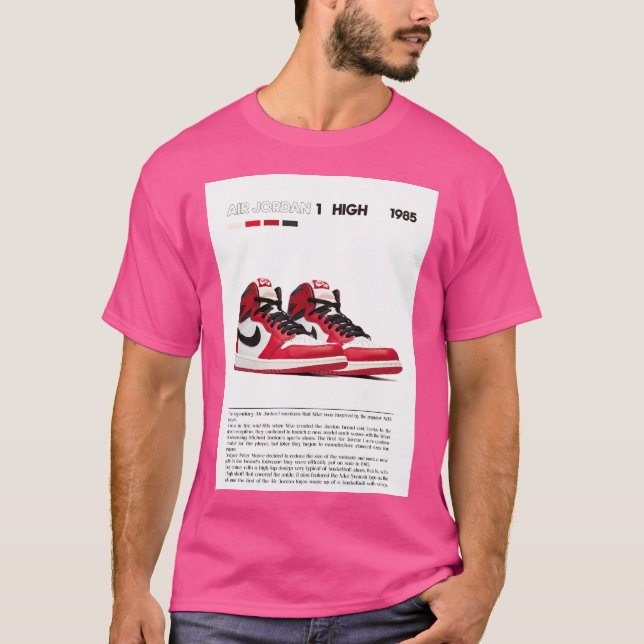 Camiseta Air Jordan 1 High 1985 (Anverso)