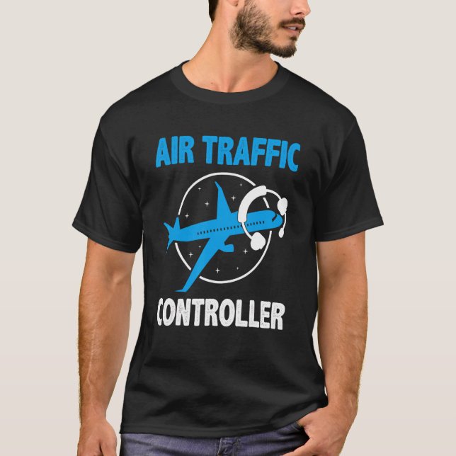 Camiseta Air M Experto en control de vuelo del controlador  (Anverso)
