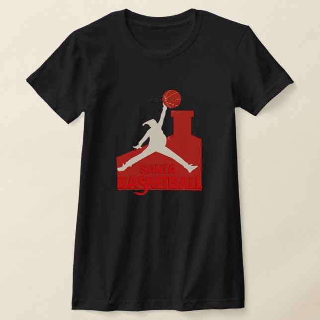 Camiseta  AIR SANTA – Funny Xmas Basketball Tshirt (Distribución)