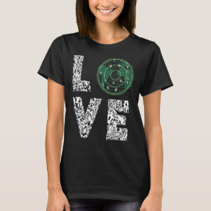 Camiseta Air Traffic Controller Love Leopard Radar Flight C