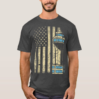 Camiseta Air Traffic Controller TowerAircraft Airspace ATC 