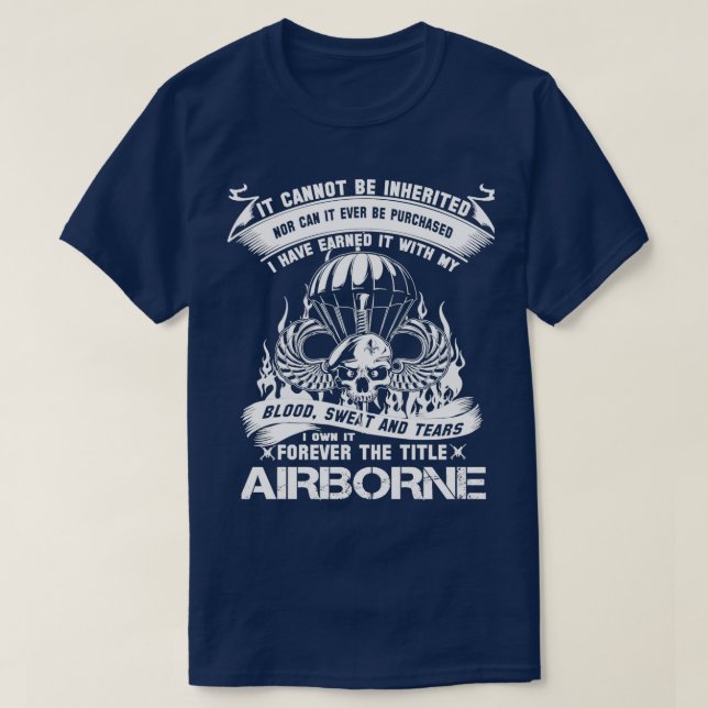 Camiseta Airbone Forever The Title  (Diseño del anverso)