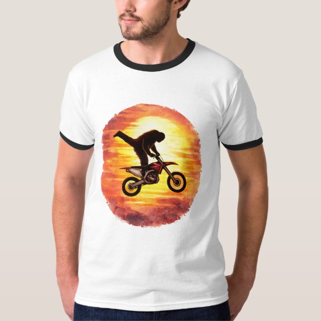Camiseta Airborne – Bigfoot Motocross Sunset (Anverso)