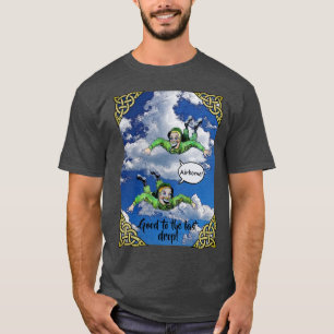Camiseta Airborne, paracaidista del ejército, personalizad