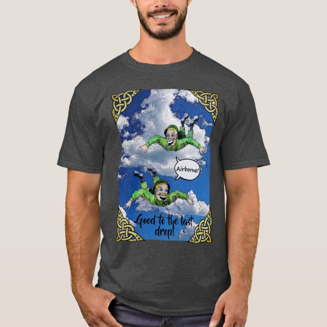 Camiseta Airborne, paracaidista del ejército, personalizado (Anverso)