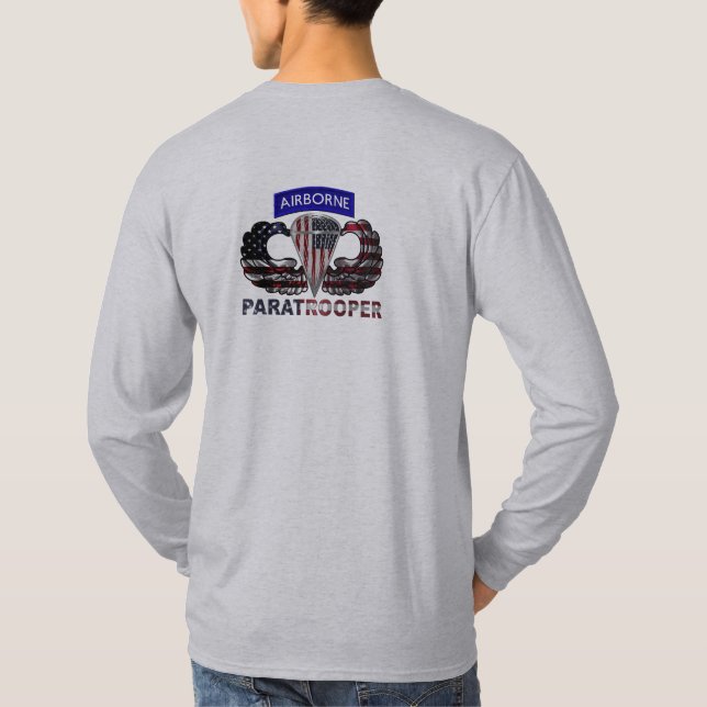 Camiseta Airborne Paratrooper (Reverso)