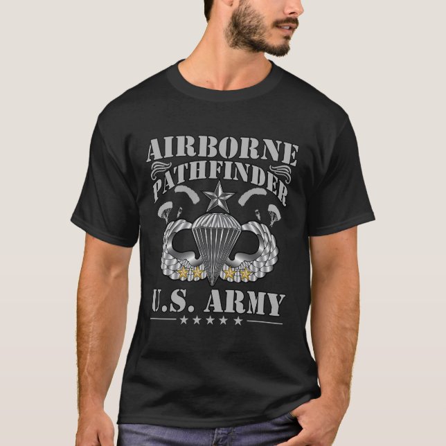 Camiseta Airborne Pathfinder Ejército de Estados Unidos (Anverso)