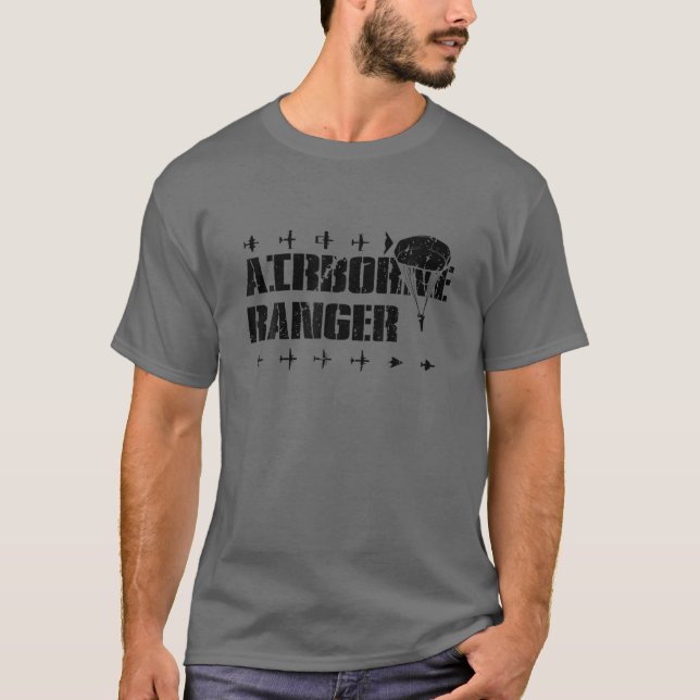Camiseta Airborne Ranger Paratrooper Army (Anverso)