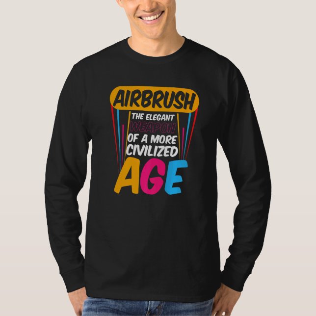 Camiseta Airbrush Civilized Age Artwork Airbrush Artists (Anverso)