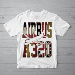 Camiseta Airbus a320 Jetliner. Banderas europeas antiguas
