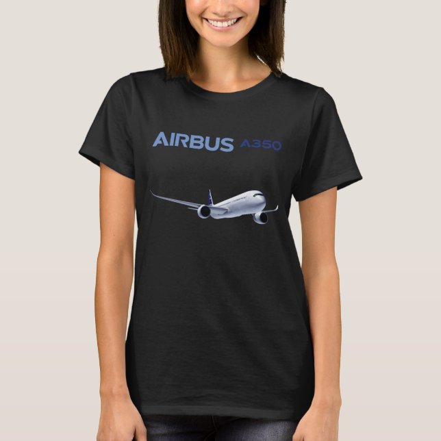 Camiseta Airbus A350 XWB Manga Corta (Anverso)