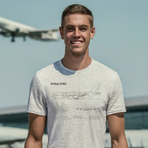 Camiseta Airbus a380 - Planes de Planes de Plano de Plano d