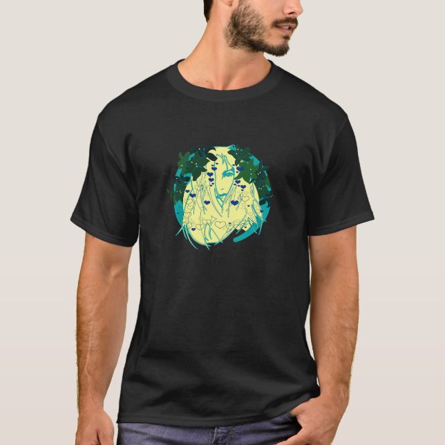 Camiseta Aire - Azul de suicidios Virgen (Anverso)