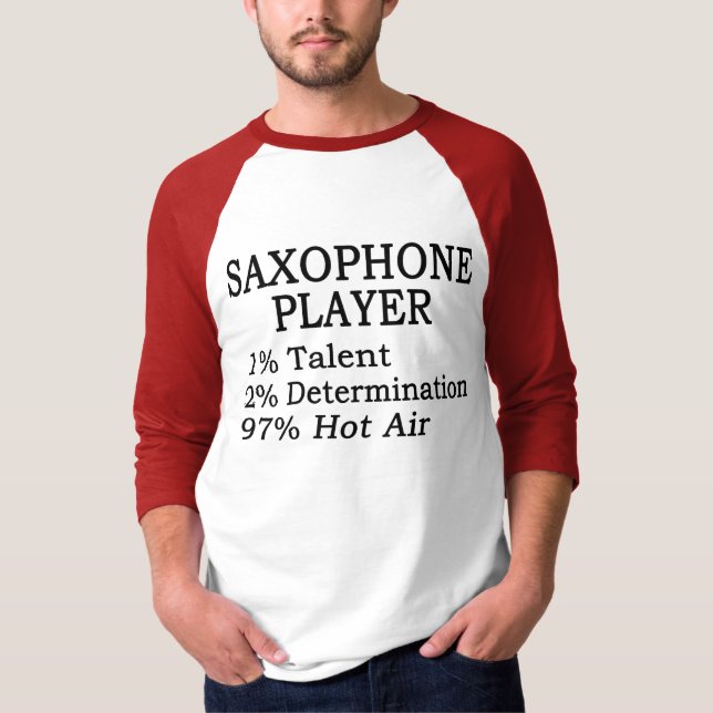 Camiseta Aire caliente del jugador de saxofón (Anverso)