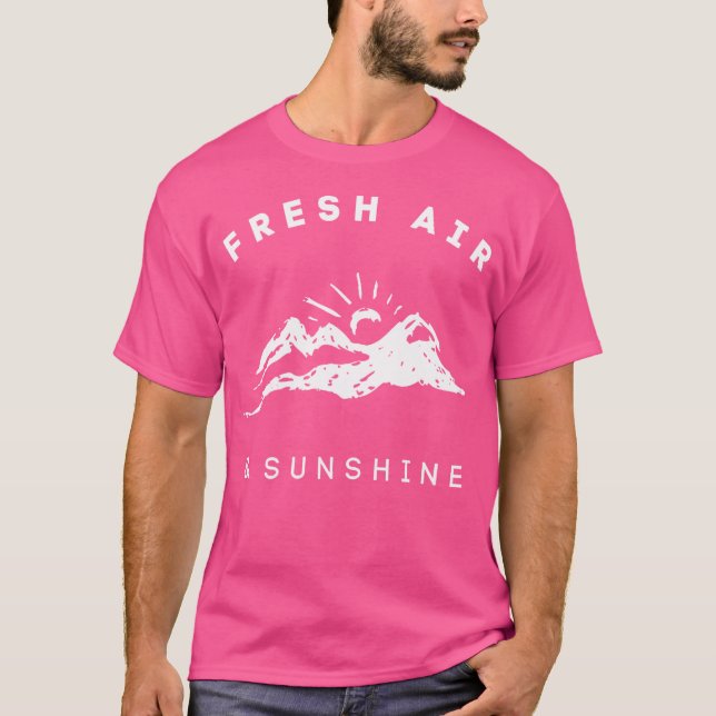 Camiseta Aire fresco Sunshine al aire libre Lover Senderism (Anverso)