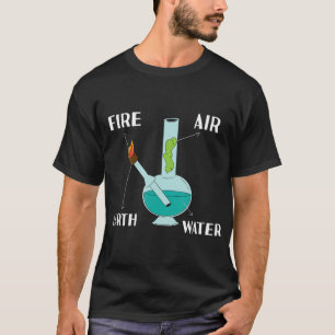 Camiseta Aire Fuego Tierra Agua Todos Los Elementos En Un B