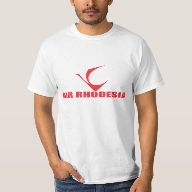 Camiseta Aire Rhodesia, línea aérea nacional de Rhodesia (Anverso)