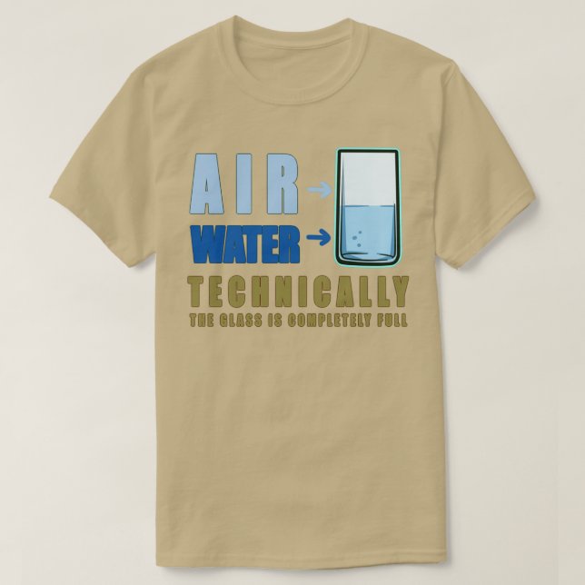Camiseta Aire y agua técnicamente 1 (Diseño del anverso)