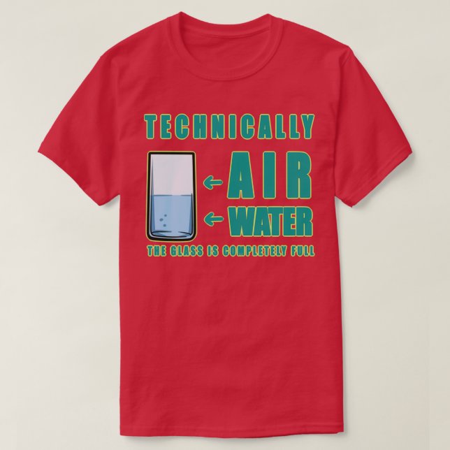 Camiseta Aire y agua técnicamente 2 (Diseño del anverso)