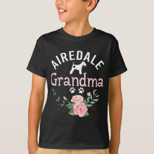 Camiseta Airedale Abuela Regalos A Mujeres Airedale Dog Lov