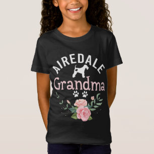 Camiseta Airedale Abuela Regalos A Mujeres Airedale Dog Lov