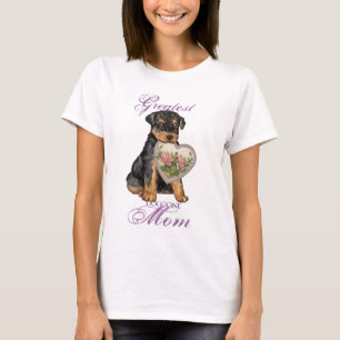 Camiseta Airedale Heart Mom