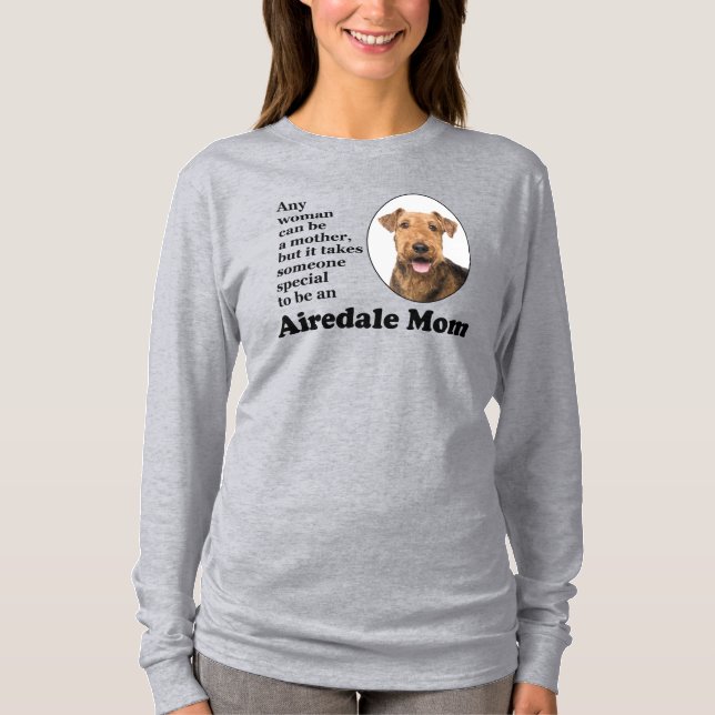 Camiseta Airedale Mom T-Shirt (Anverso)