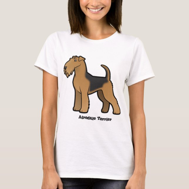 Camiseta airedale terrier (Anverso)
