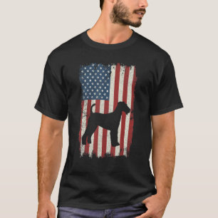 Camiseta Airedale Terrier Bandera Estadounidense Perro Esta
