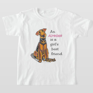 Camiseta Airedale Terrier Chicas Mejor Amigo